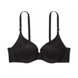 Victorias Secret Incredible Lined Demi Bra 34-D Black